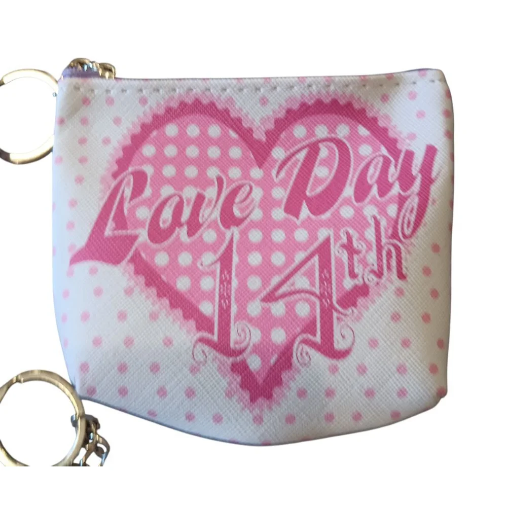Set of 6 Valentine's Coin Purses! Adorable on their own or to gift small items!